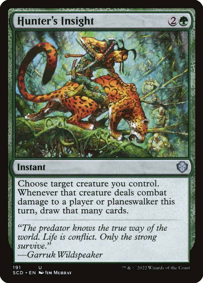 Hunter's Insight (191) - Starter Commander Decks (SCD)