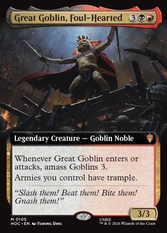 Great Goblin, Foul-Hearted (105) - The Hobbit Eternal (HOC)