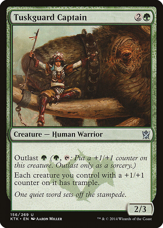 Tuskguard Captain (156) - Khans of Tarkir (KTK)