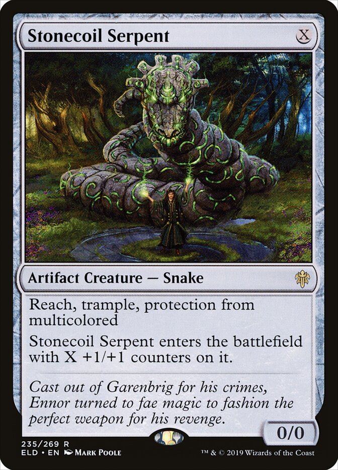 Stonecoil Serpent (235) - Throne of Eldraine (ELD)