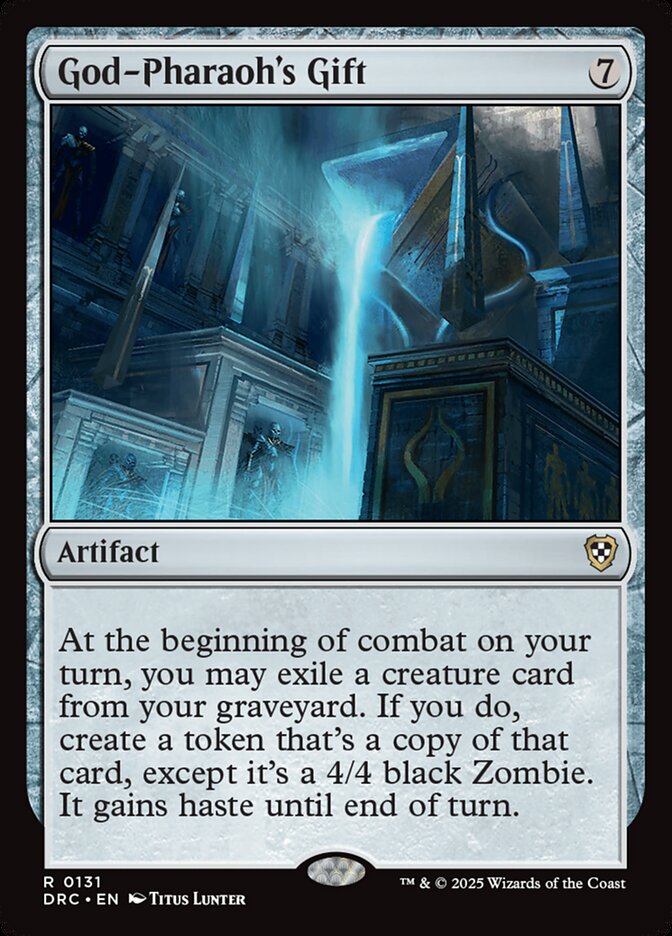 God-Pharaoh's Gift - Aetherdrift Commander (DRC)