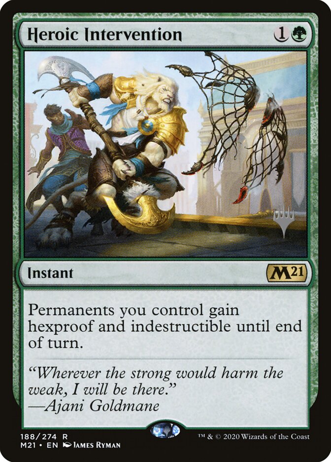 Heroic Intervention (188p) - Core Set 2021 Promos (PM21)