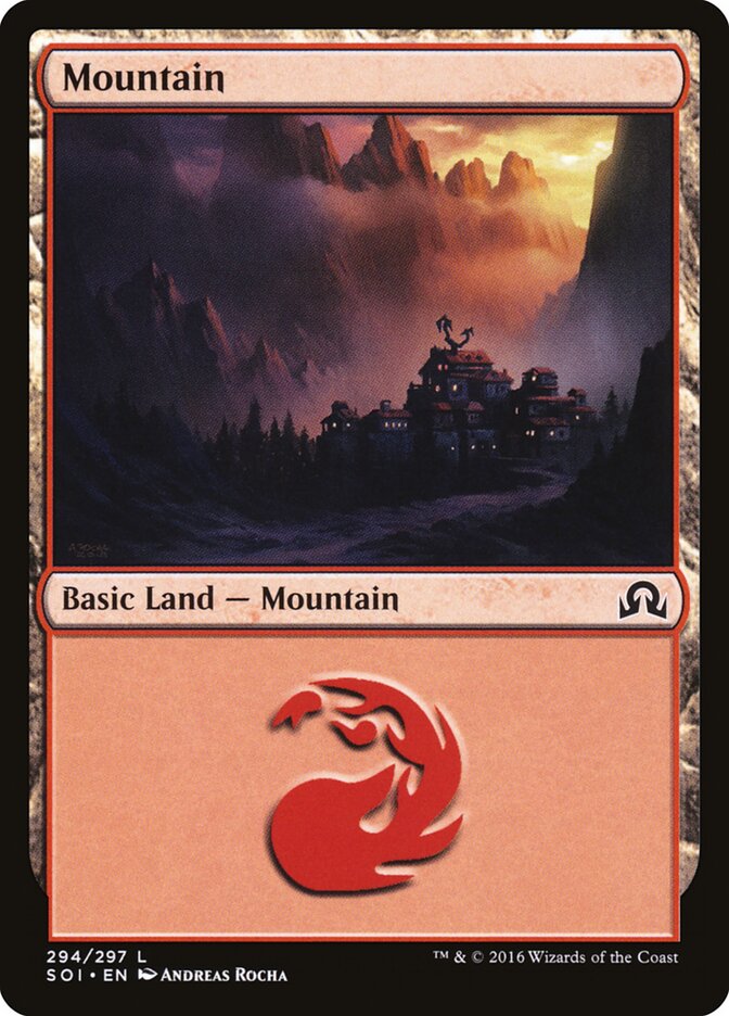 Mountain (294) - Shadows over Innistrad (SOI)