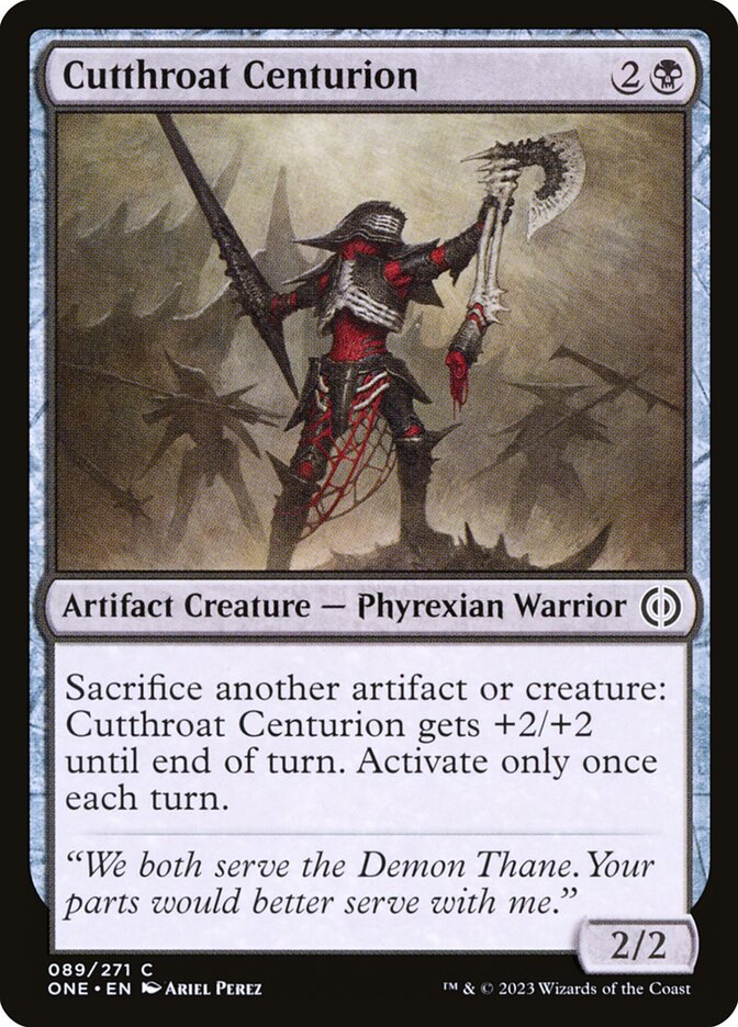 Cutthroat Centurion (89) - Phyrexia: All Will Be One (ONE)