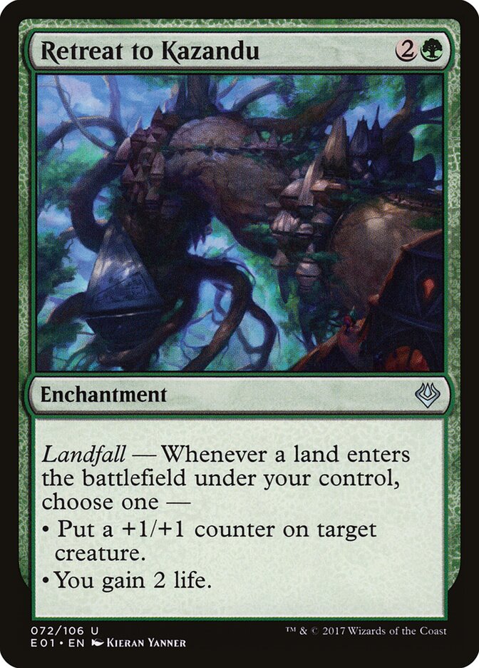 Retreat to Kazandu (72) - Archenemy: Nicol Bolas (E01)