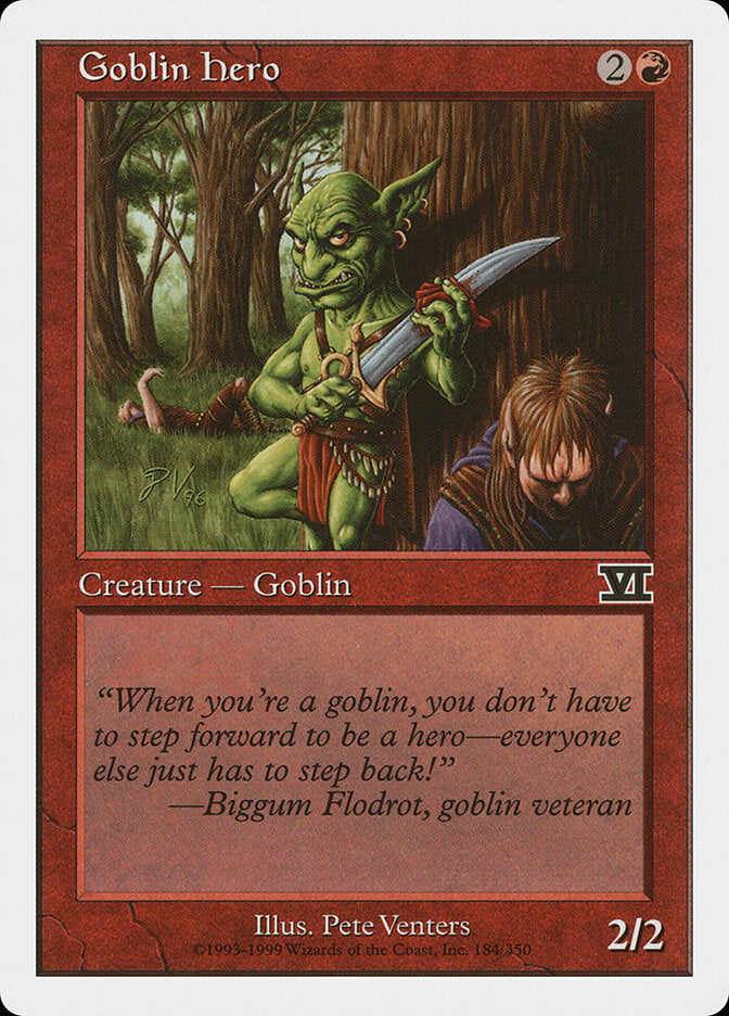Goblin Hero (184) - Classic Sixth Edition (6ED)