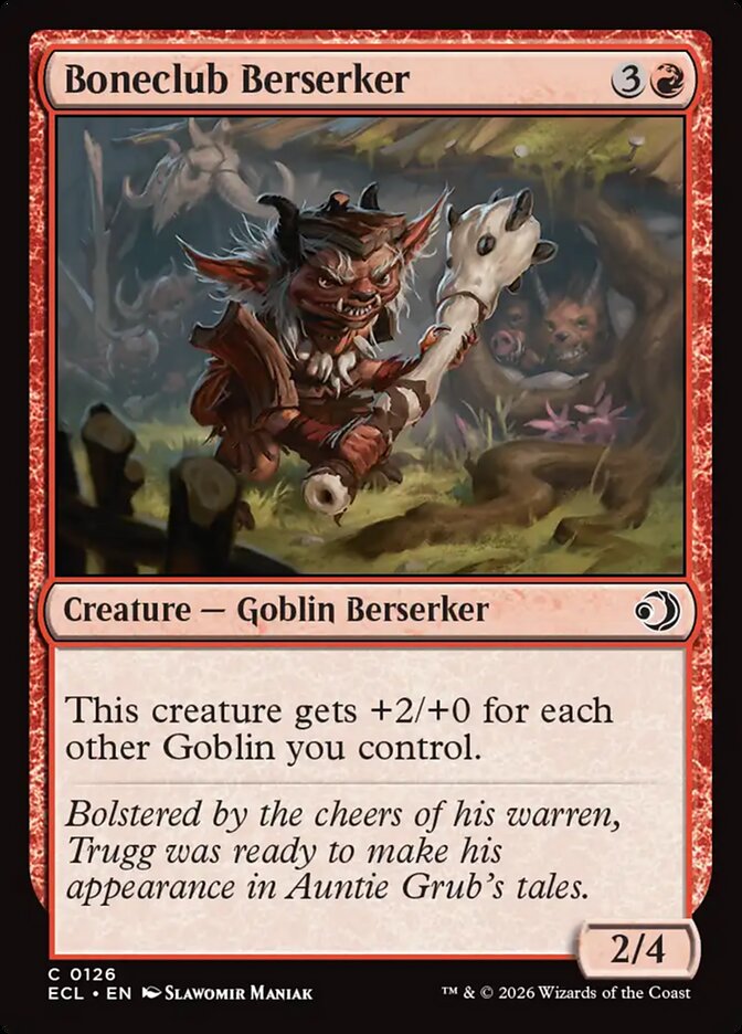 Boneclub Berserker (126) - Lorwyn Eclipsed (ECL)
