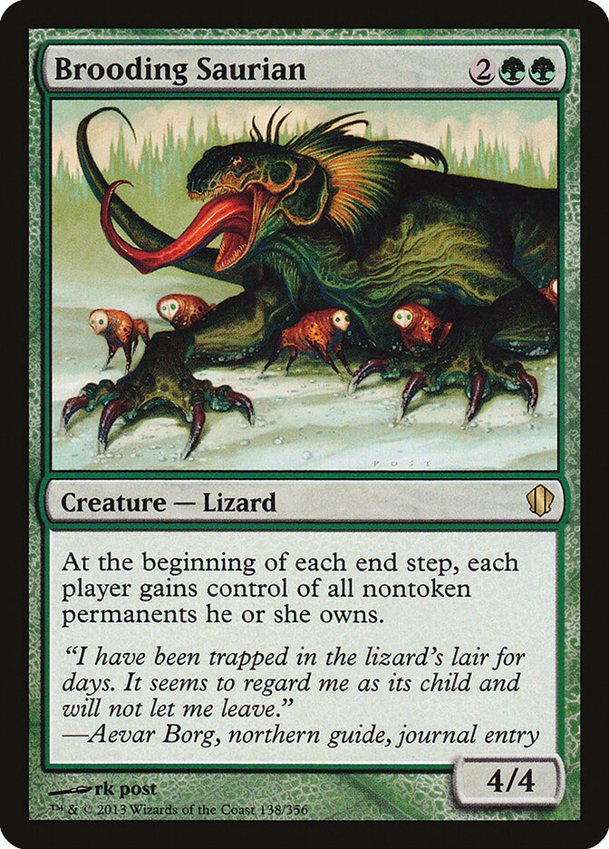 Brooding Saurian (138) - Commander 2013 (C13)