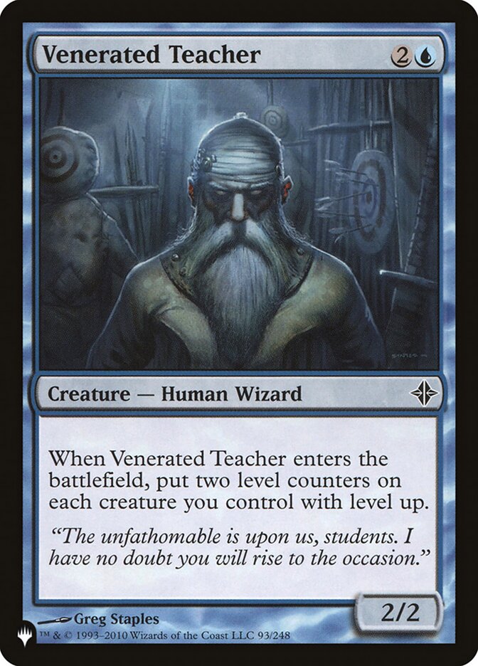 Venerated Teacher (ROE-93) - The List (PLST)