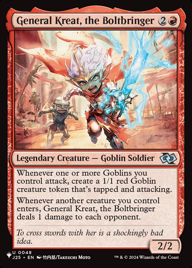 General Kreat, the Boltbringer (J25-48) - The List (PLST)