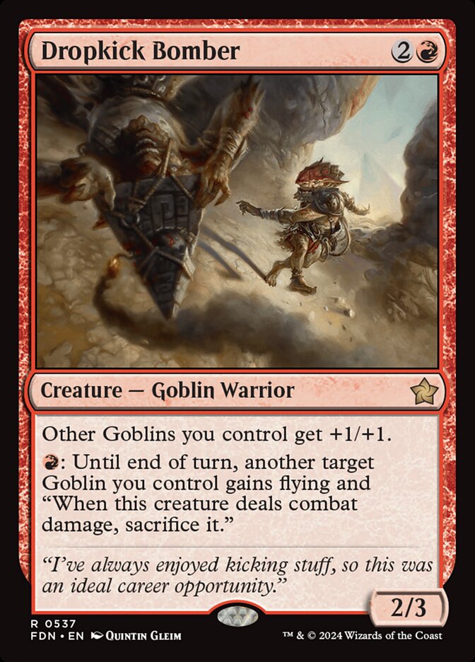 Dropkick Bomber (537) - Foundations (FDN)