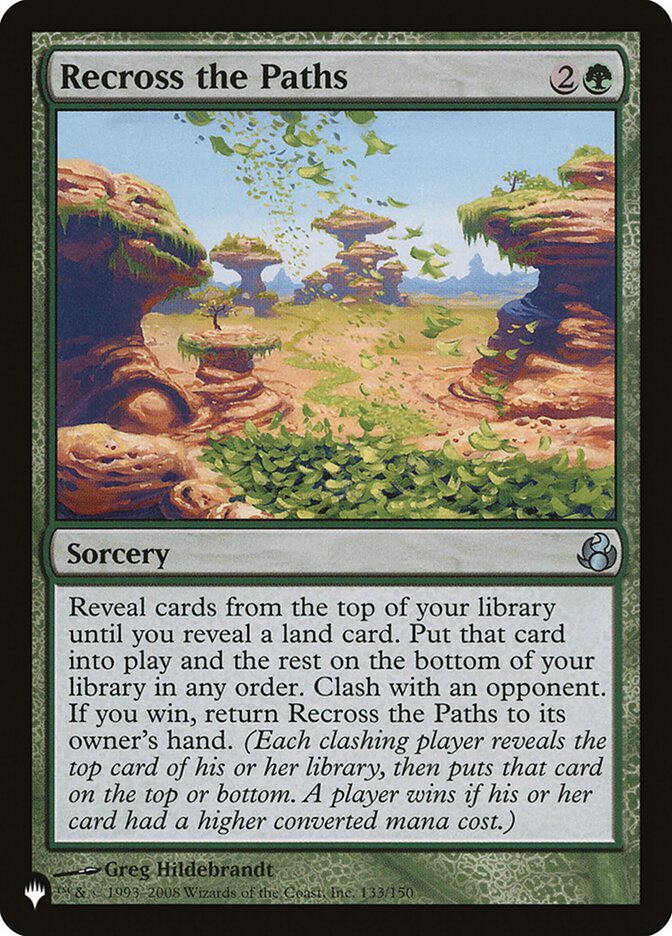 Recross the Paths (MOR-133) - The List (PLST)