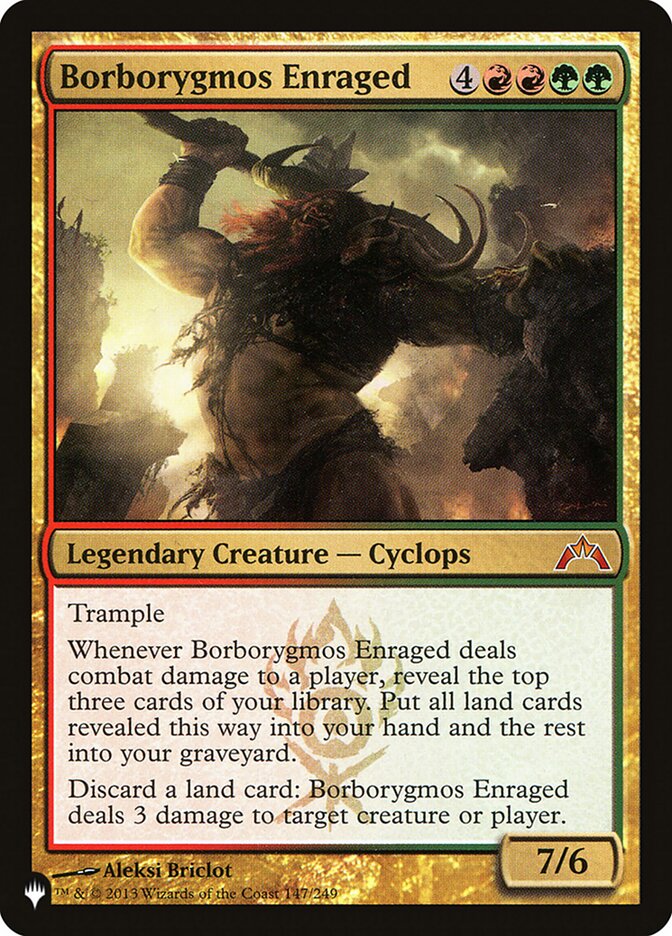 Borborygmos Enraged (GTC-147) - The List (PLST)