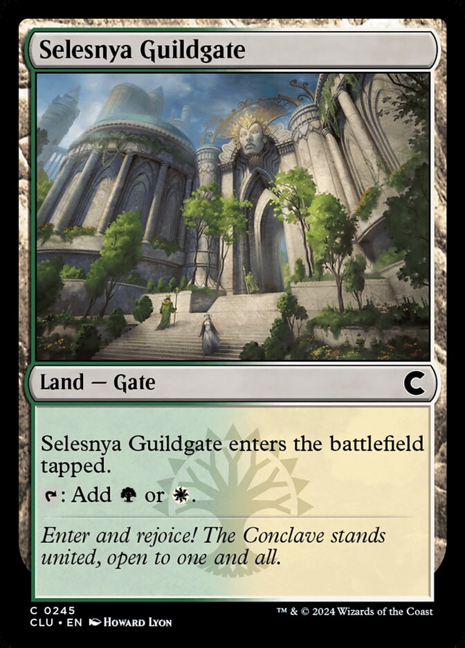 Selesnya Guildgate (245) - Ravnica: Clue Edition (CLU)