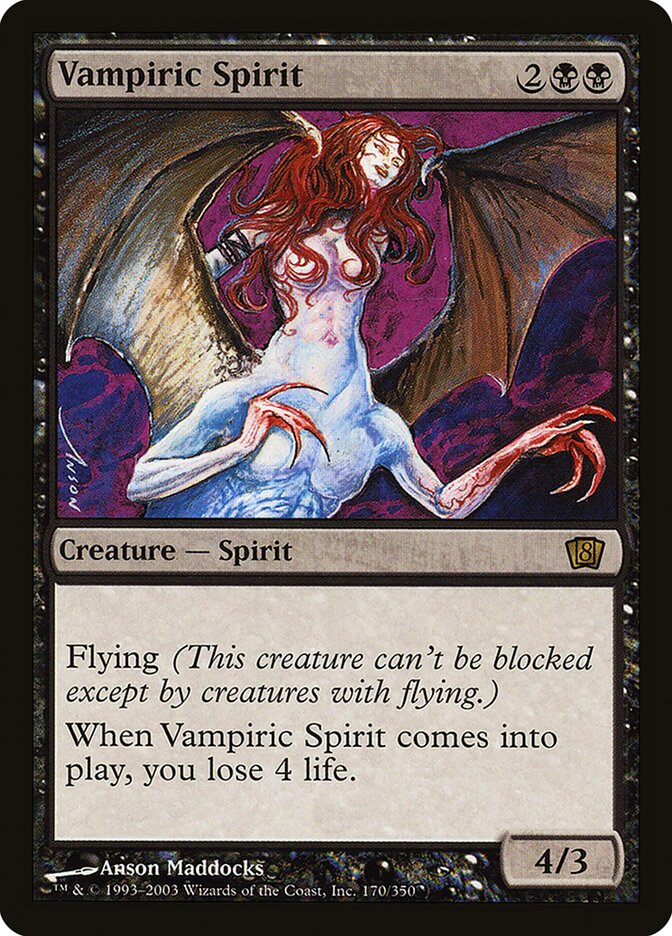Vampiric Spirit (170) - Eighth Edition (8ED)