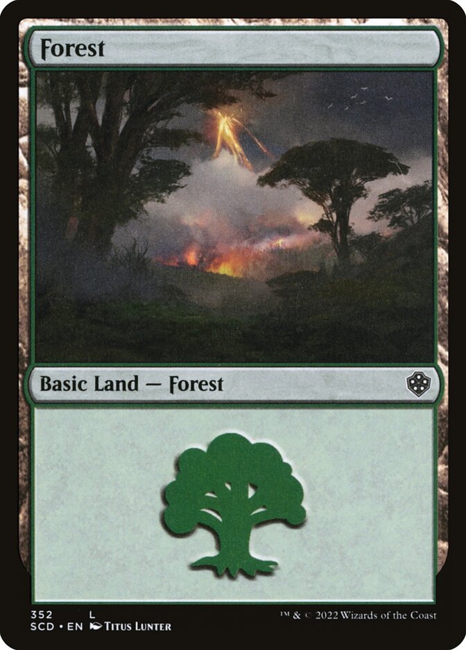 Forest (352) - Starter Commander Decks (SCD)