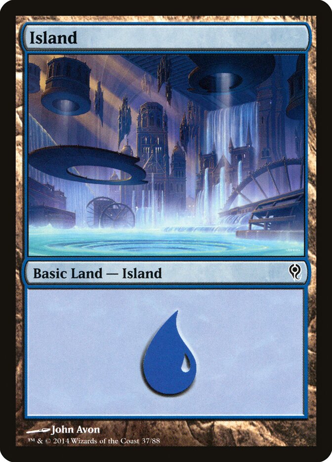 Island (37) - Duel Decks: Jace vs. Vraska (DDM)