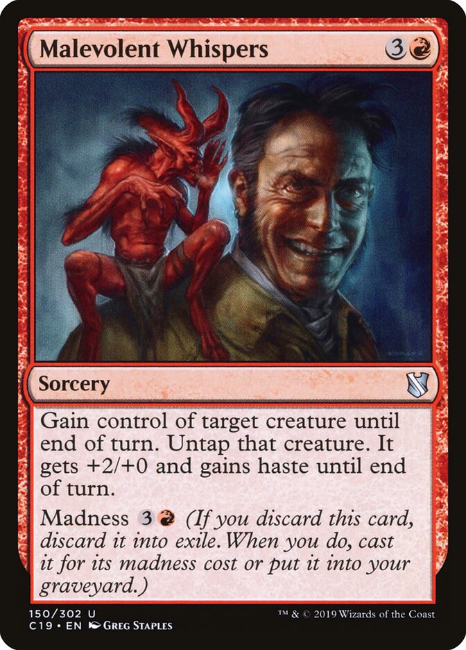 Malevolent Whispers (150) - Commander 2019 (C19)