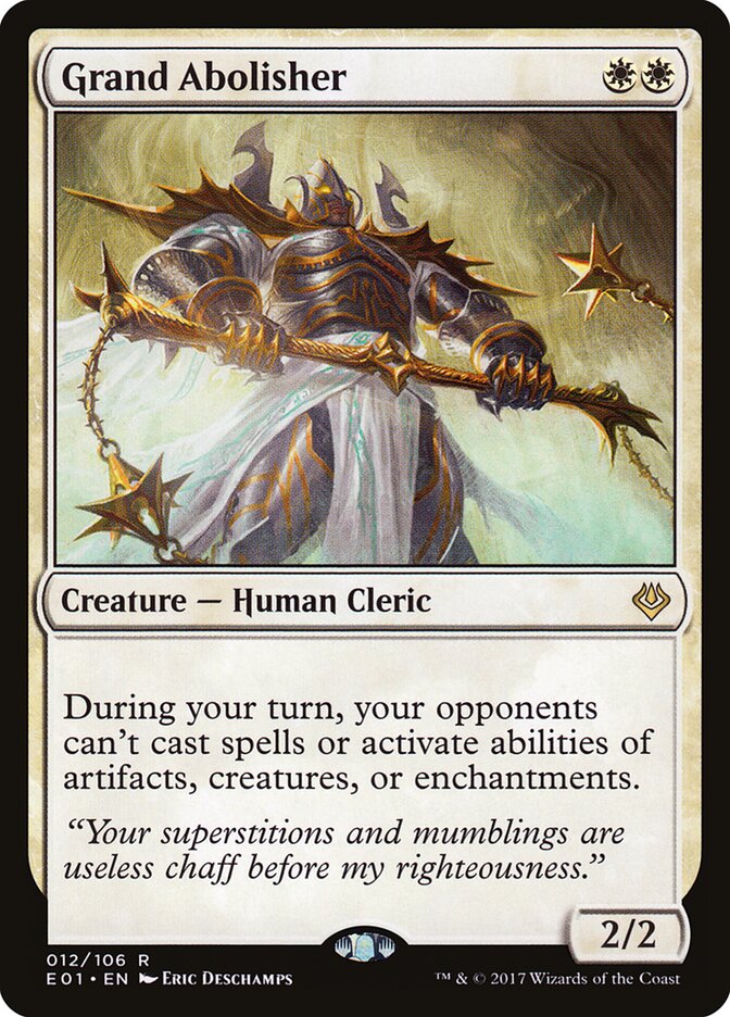 Grand Abolisher (12) - Archenemy: Nicol Bolas (E01)