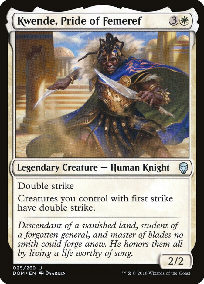 Kwende, Pride of Femeref (25) - Dominaria (DOM)