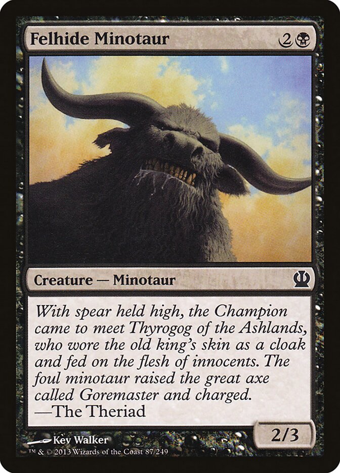 Felhide Minotaur (87) - Theros (THS)