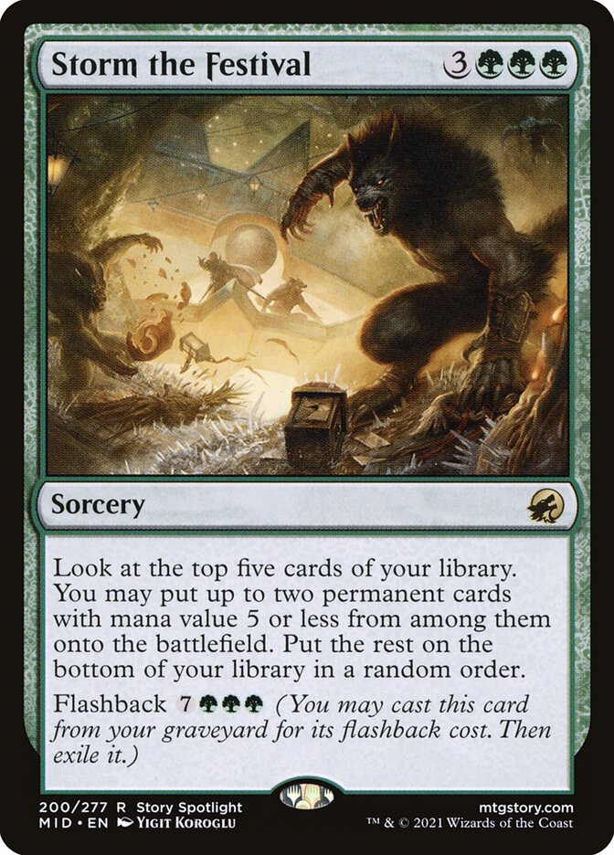 Storm the Festival (200) - Innistrad: Midnight Hunt (MID)
