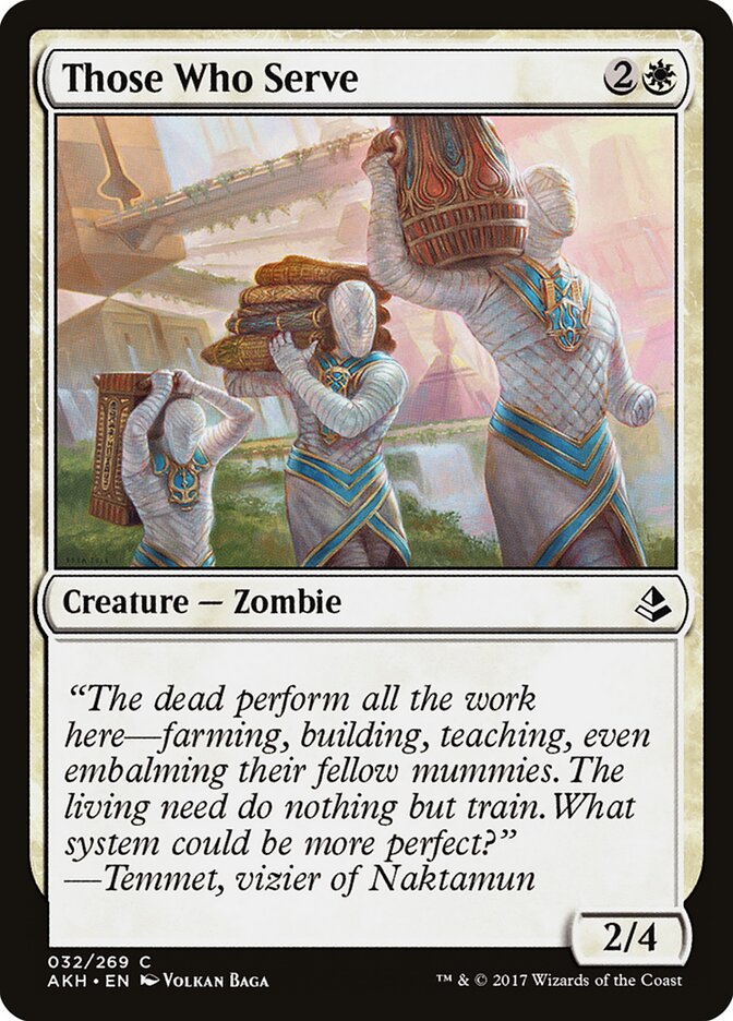 Those Who Serve (32) - Amonkhet (AKH)