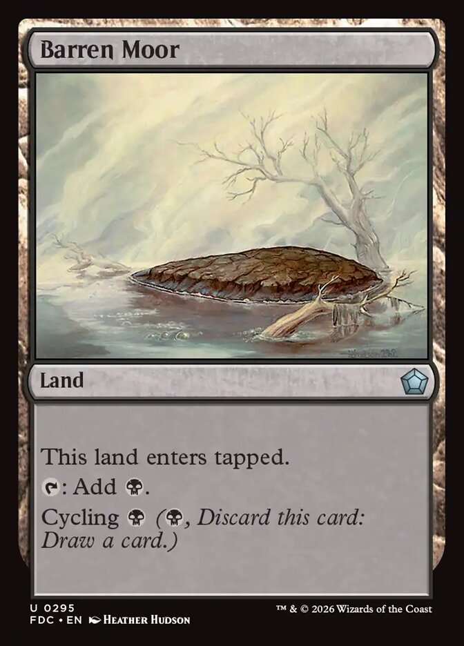 Barren Moor (295) - Foundations Commander (FDC)