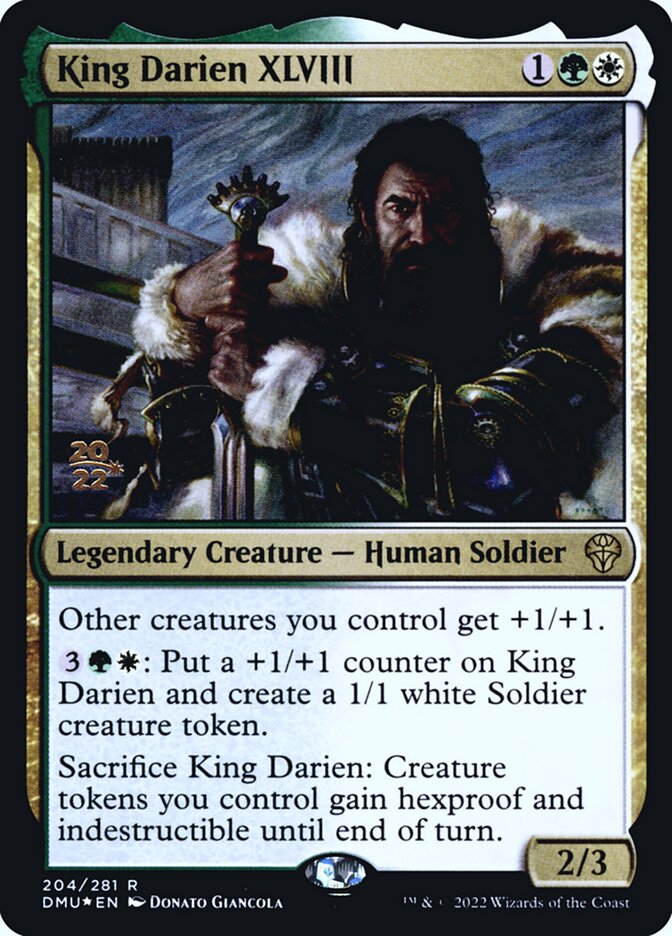 King Darien XLVIII (204s) - Dominaria United Promos (PDMU)