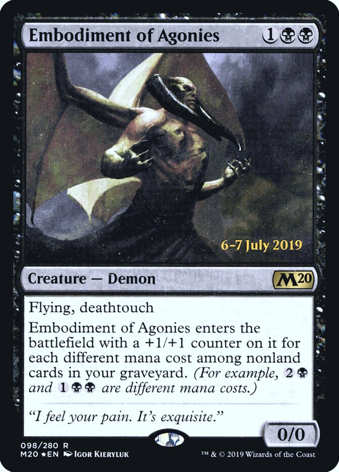 Embodiment of Agonies (98s) - Core Set 2020 Promos (PM20)