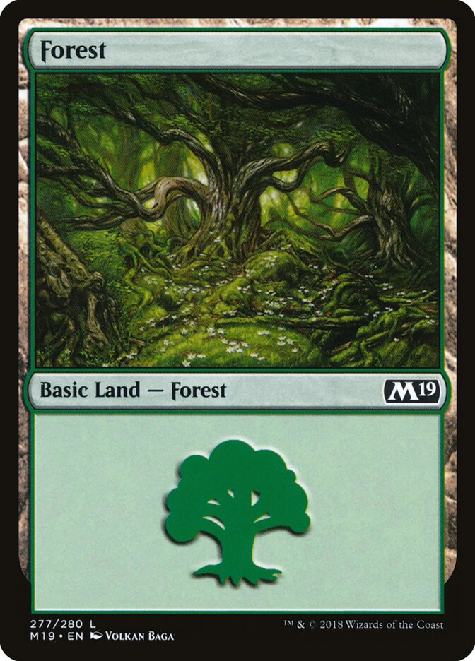 Forest (277) - Core Set 2019 (M19)