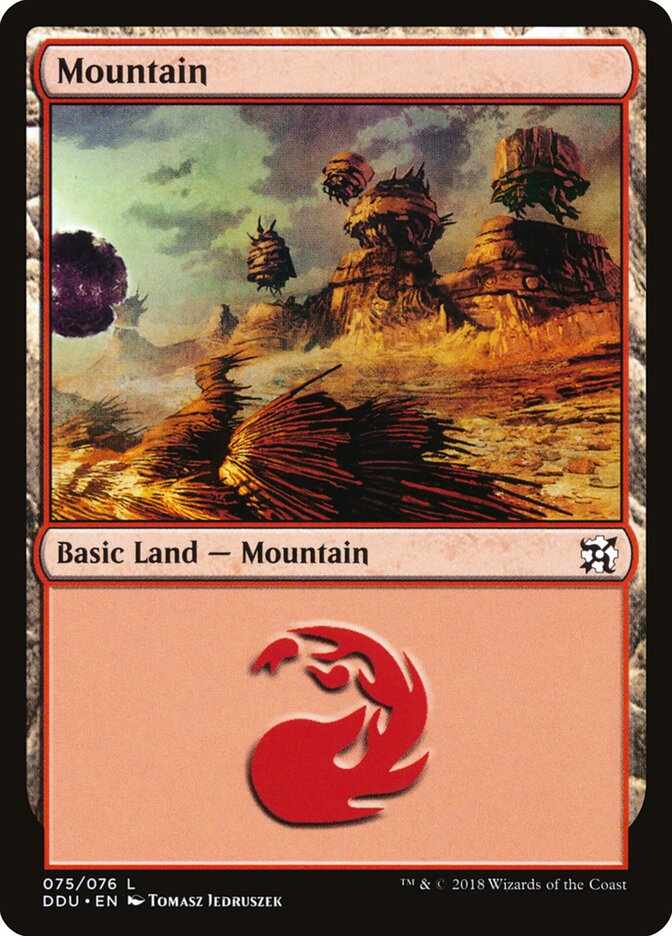 Mountain (75) - Duel Decks: Elves vs. Inventors (DDU)