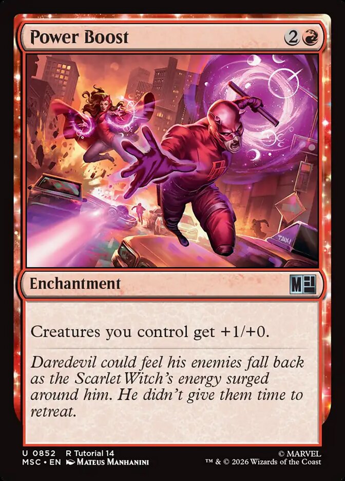 Power Boost (852) - Marvel Super Heroes Commander (MSC)