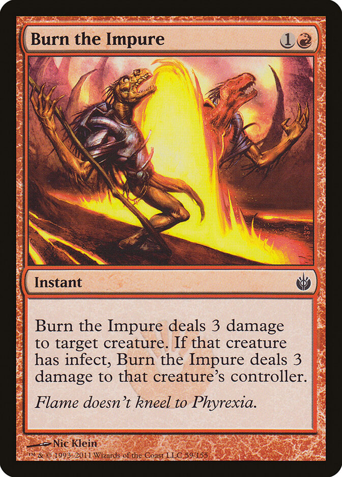 Burn the Impure (59) - Mirrodin Besieged (MBS)