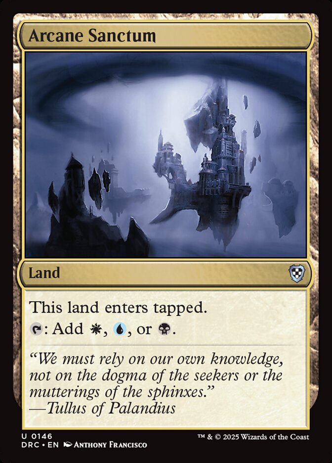 Arcane Sanctum (146) - Aetherdrift Commander (DRC)