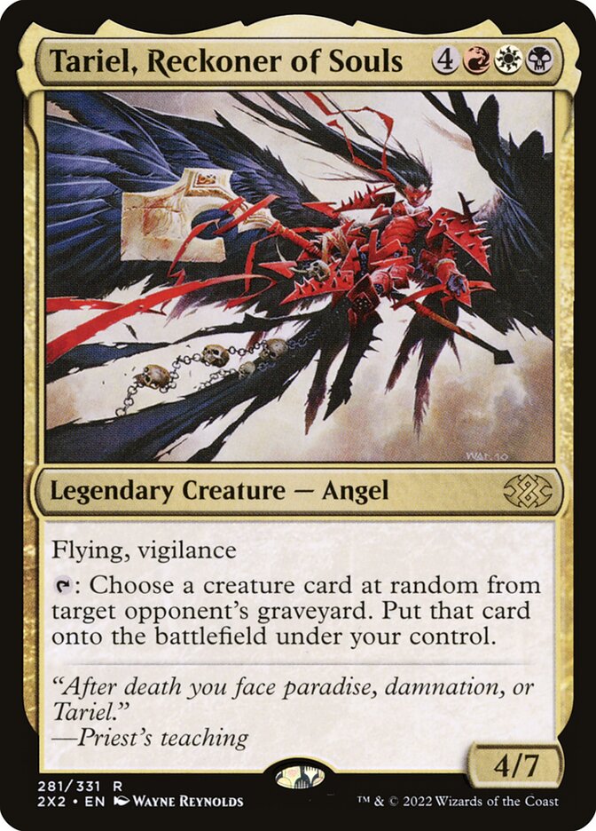 Tariel, Reckoner of Souls (281) - Double Masters 2022 (2X2)
