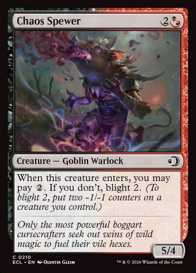 Chaos Spewer (210) - Lorwyn Eclipsed (ECL)