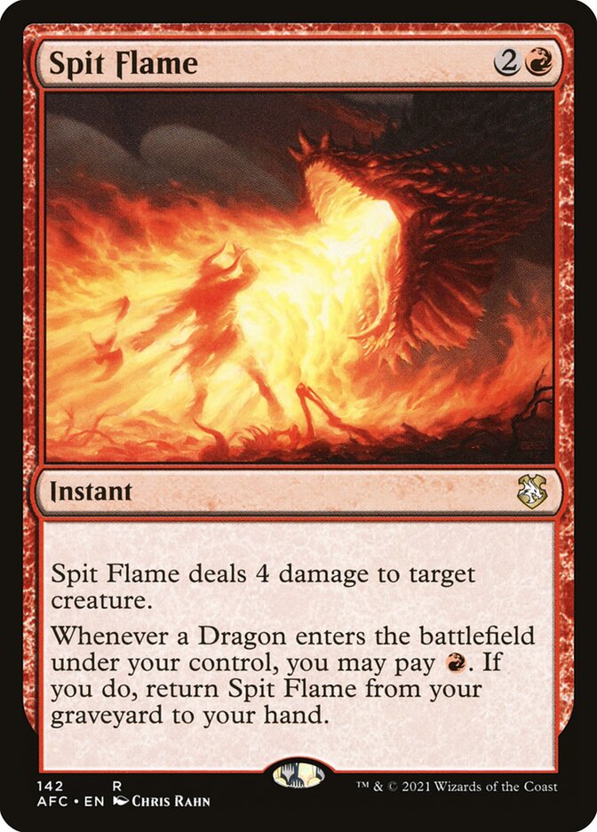 Spit Flame (142) - Forgotten Realms Commander (AFC)