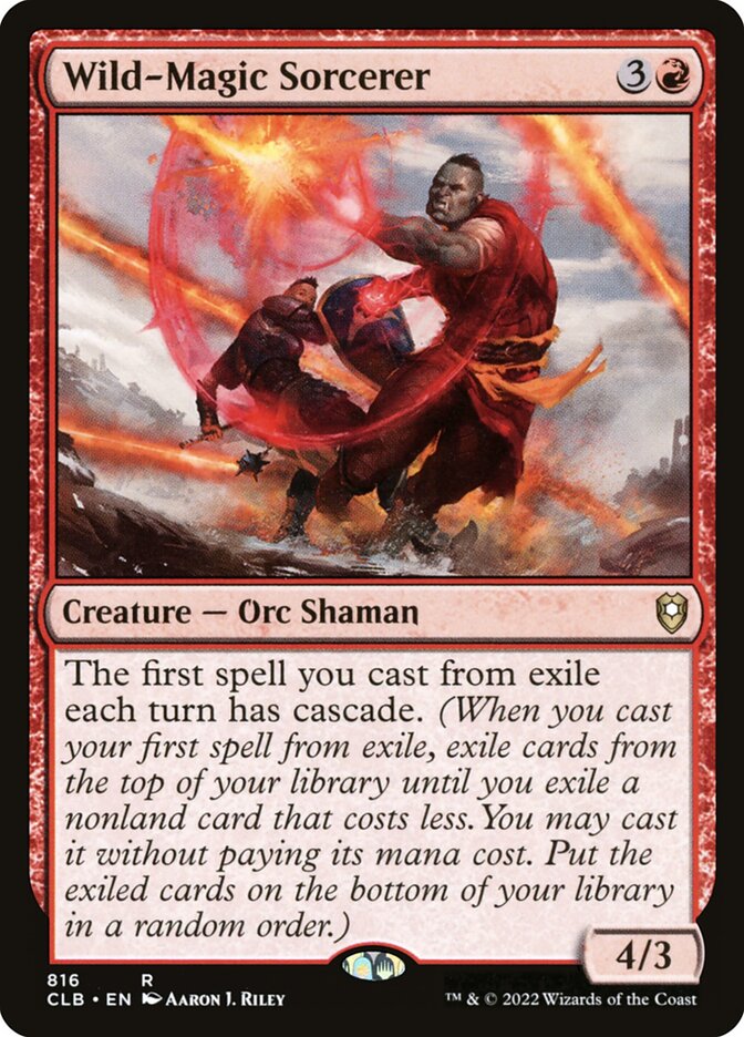 Wild-Magic Sorcerer (816) - Commander Legends: Battle for Baldur's Gate (CLB)