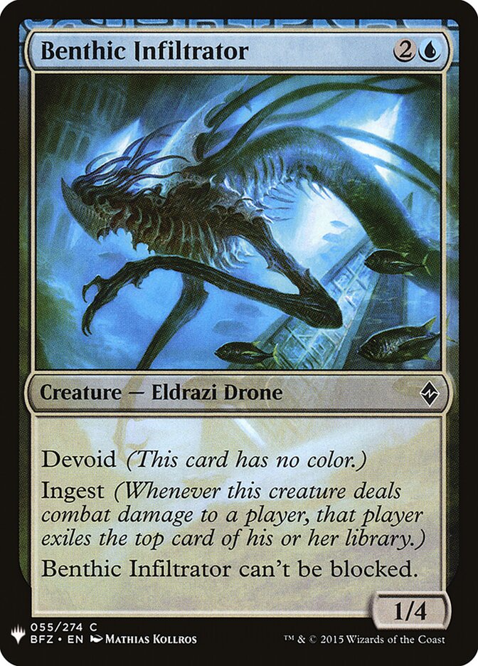 Benthic Infiltrator (BFZ-55) - The List (PLST)