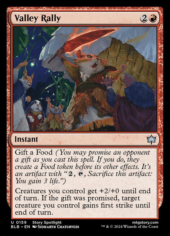 Valley Rally (159) - Bloomburrow (BLB)