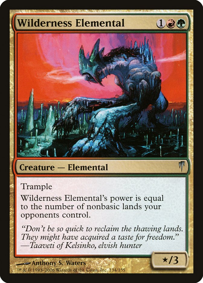 Wilderness Elemental (134) - Coldsnap (CSP)
