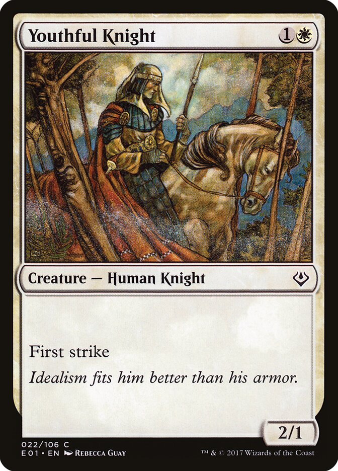 Youthful Knight (22) - Archenemy: Nicol Bolas (E01)