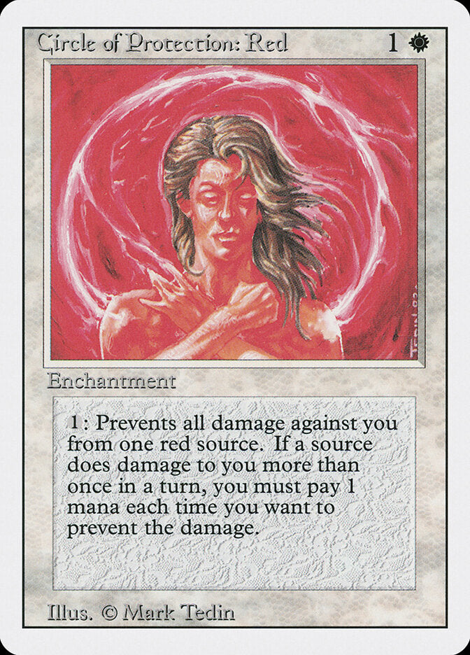 Circle of Protection: Red (12) - Revised Edition (3ED)