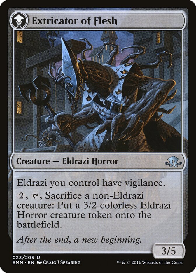Extricator of Sin // Extricator of Flesh (23) - Eldritch Moon (EMN)