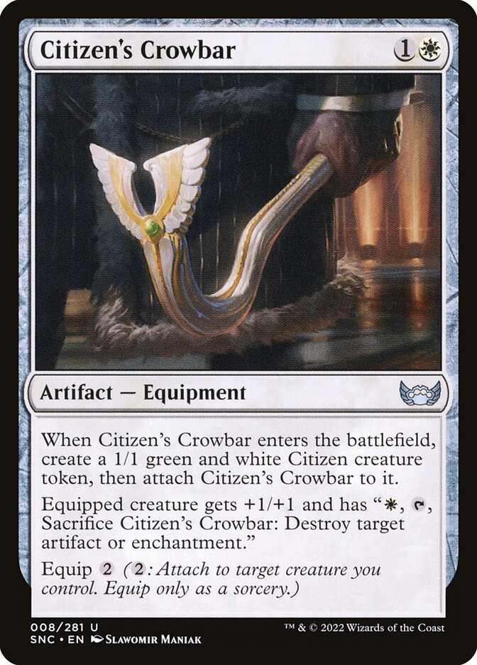 Citizen's Crowbar (8) - Streets of New Capenna (SNC)