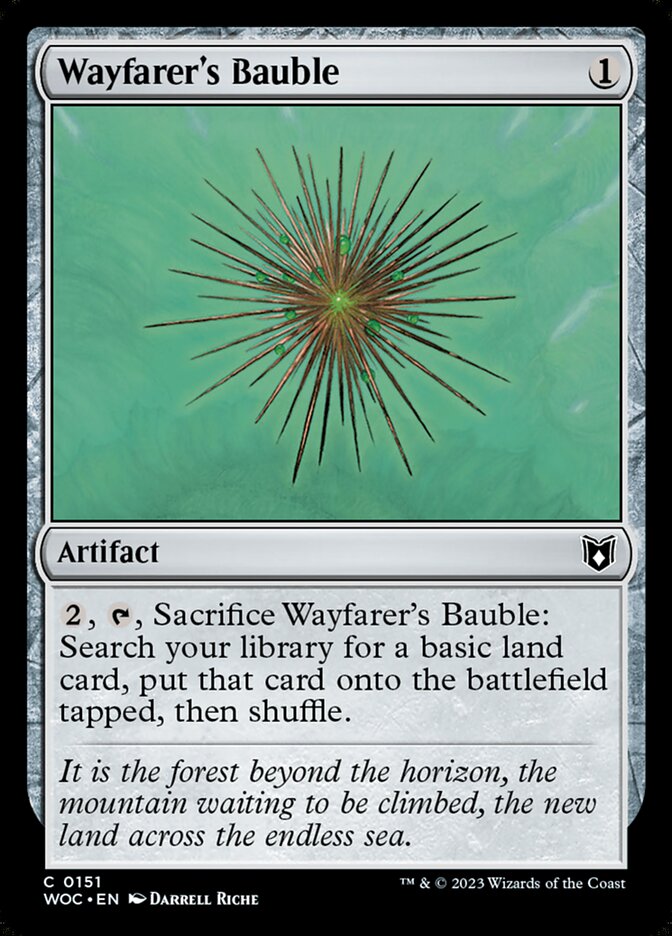 Wayfarer's Bauble (151) - Wilds of Eldraine Commander (WOC)