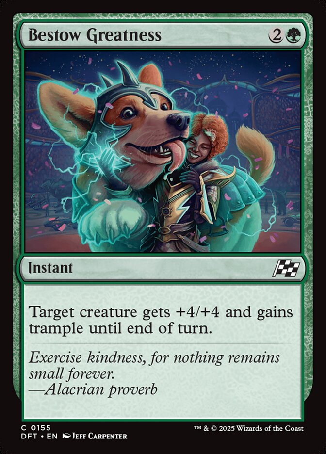 Bestow Greatness (155) - Aetherdrift (DFT)