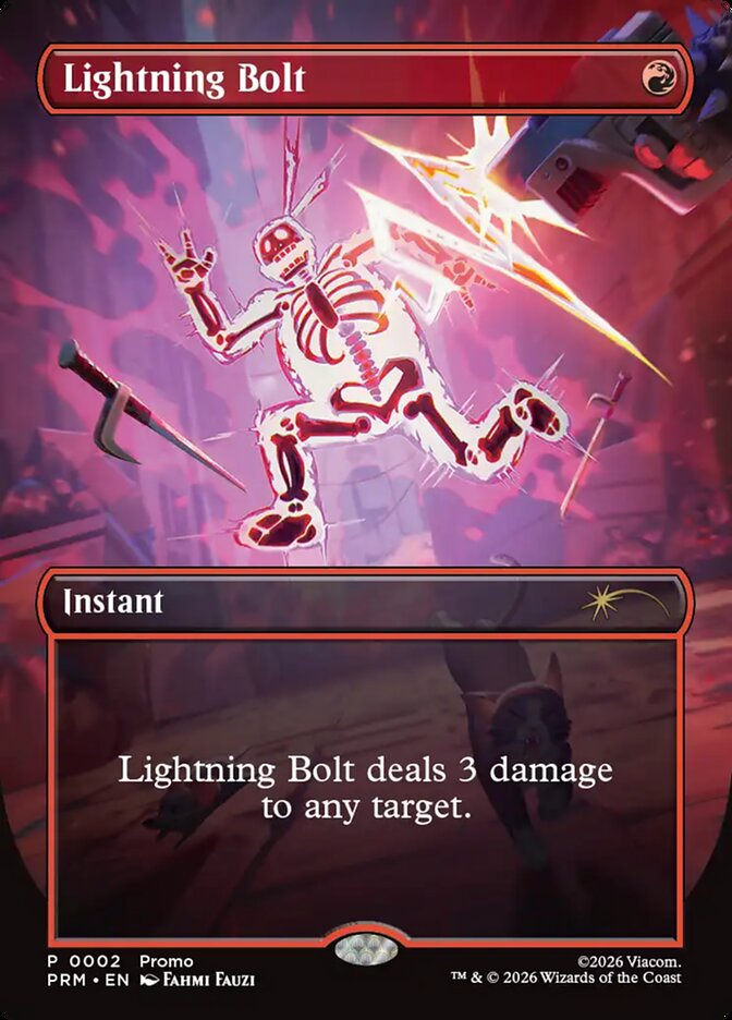 Lightning Bolt (5) - Wizards Play Network 2026 (PW26)