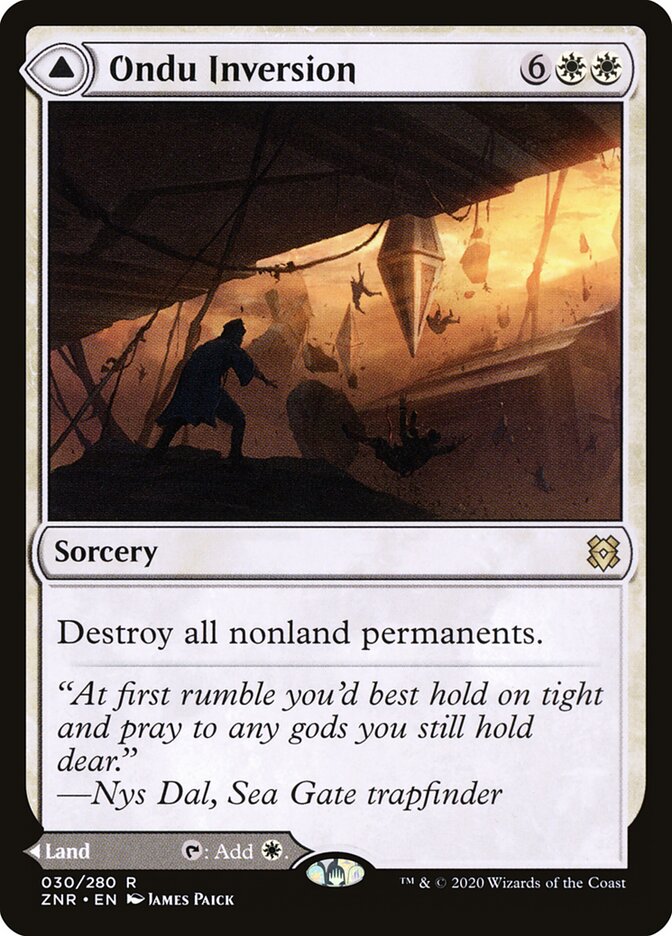 Ondu Inversion // Ondu Skyruins (30) - Zendikar Rising (ZNR)